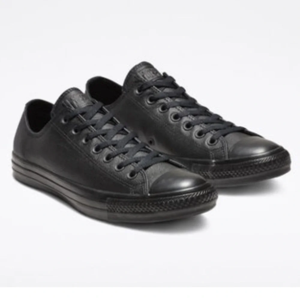 🌻Converse Chuck Taylor all Star Leather Front Stitched Logo Lace-Up Shoes 11.5